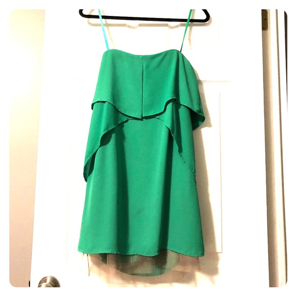 BCBG Strapless Draped Dress - Picture 1 of 4